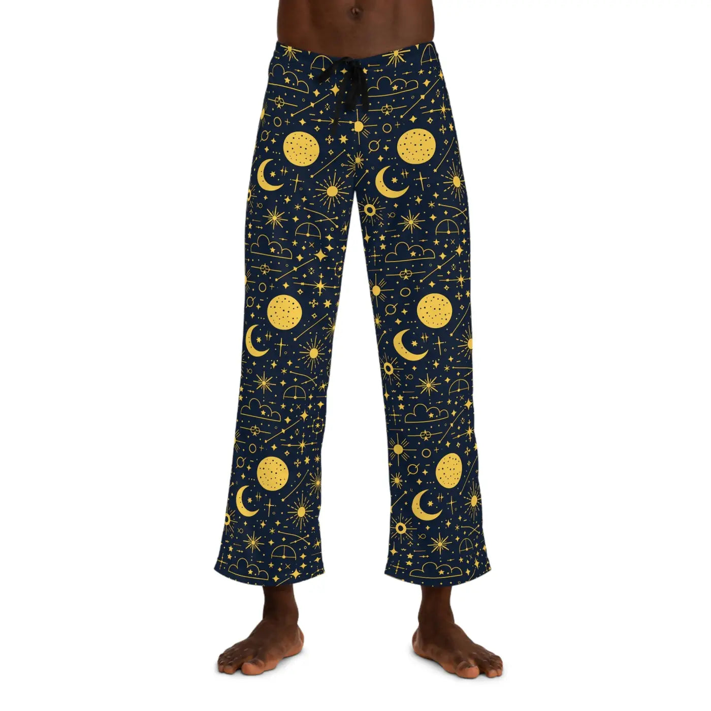 Sun, moon, stars, Men's Pajama Pants (AOP)